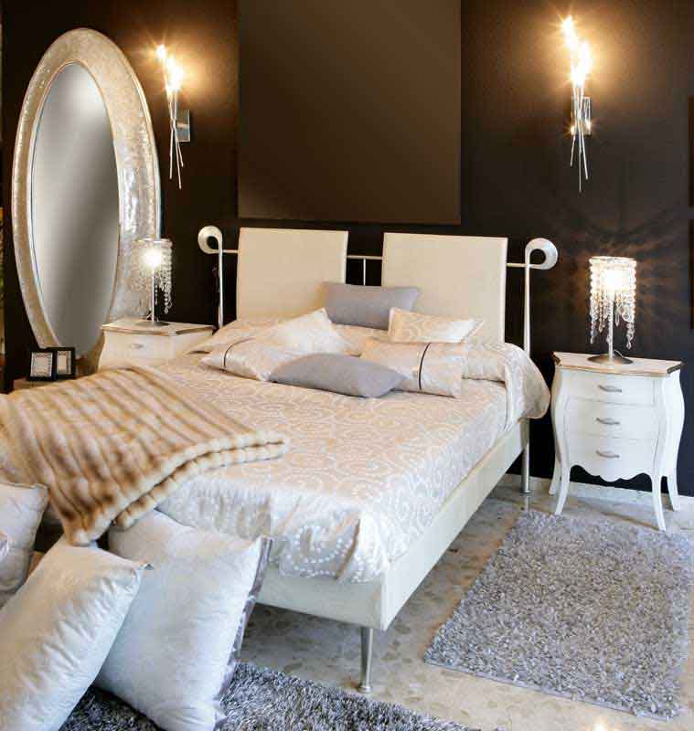 عکس با کیفیت از اتاق خواب قهوه ای