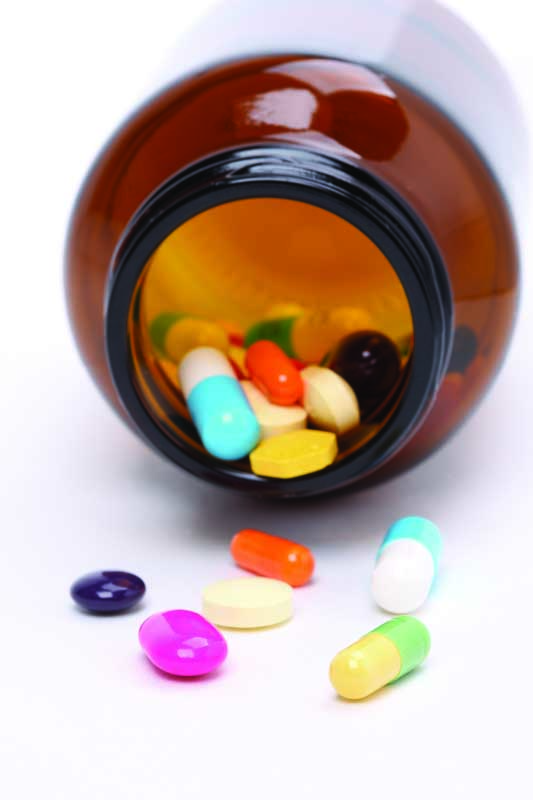 عکس لارج فرمت از دارو در شیشه