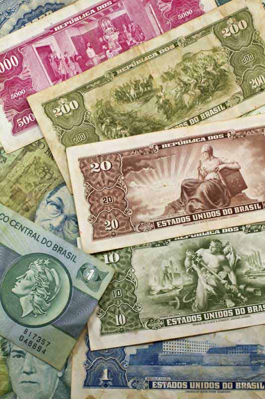 عکس زیبا از اسکناس های برزیلی