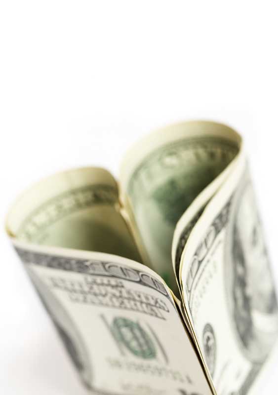 عکس با کیفیت از قلب با صد دلاری
