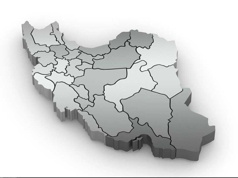 عکس زیبا از نقشه سه بعدی ایران