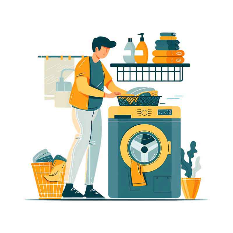 دانلود طرح آقا و ماشین لباسشویی