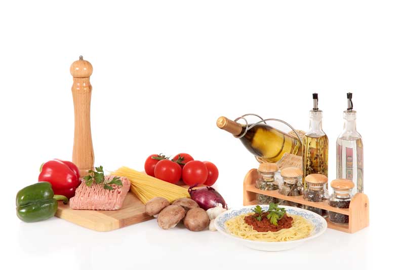 دانلود عکس با کیفیت از ماکارونی و روغن