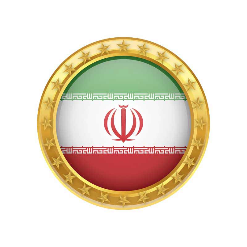 دانلود طرح پرچم دور ستاره ای ایران