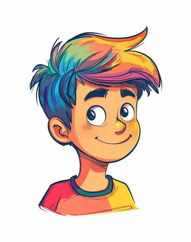 دانلود طرح چهره زیبای پسر