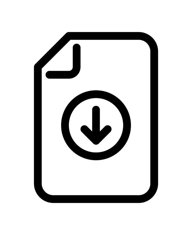 دانلود طرح آیکون دریافت فایل