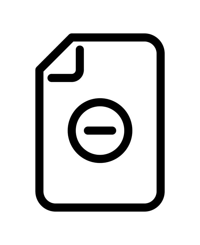 دانلود طرح آیکون حذف کردن