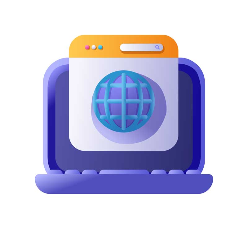 طرح لایه باز اینترنت لپ تاپ