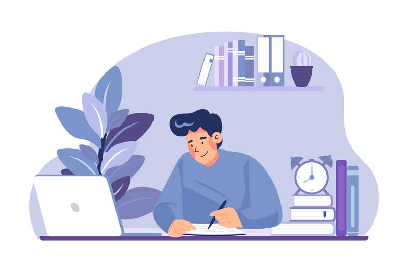 دانلود وکتور مفهومی نویسندگی