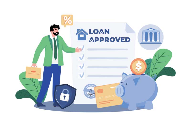 دانلود وکتور مفهومی خدمات بانکی