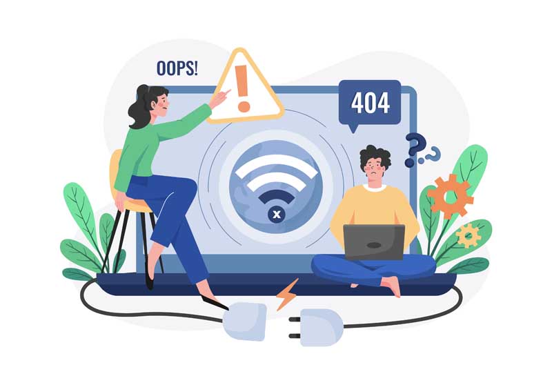 دانلود وکتور مفهومی خطای 404