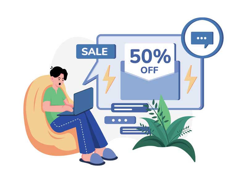 دانلود وکتور مفهومی تخفیف ویژه