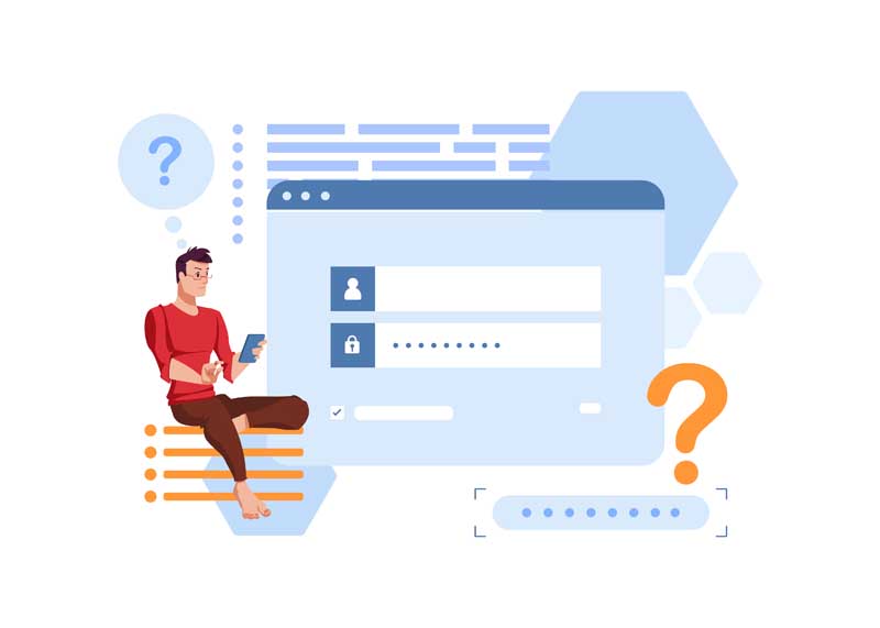 دانلود وکتور مفهومی امنیت حساب