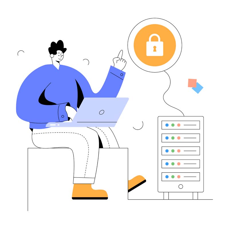 دانلود وکتور مفهومی امنیت دیتا