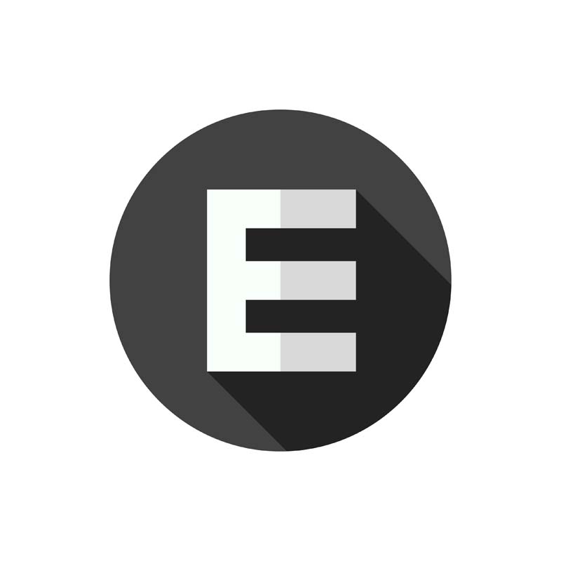 دانلود طرح آیکون حرف E
