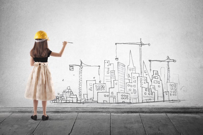 عکس لارج فرمت از کودک مهندس