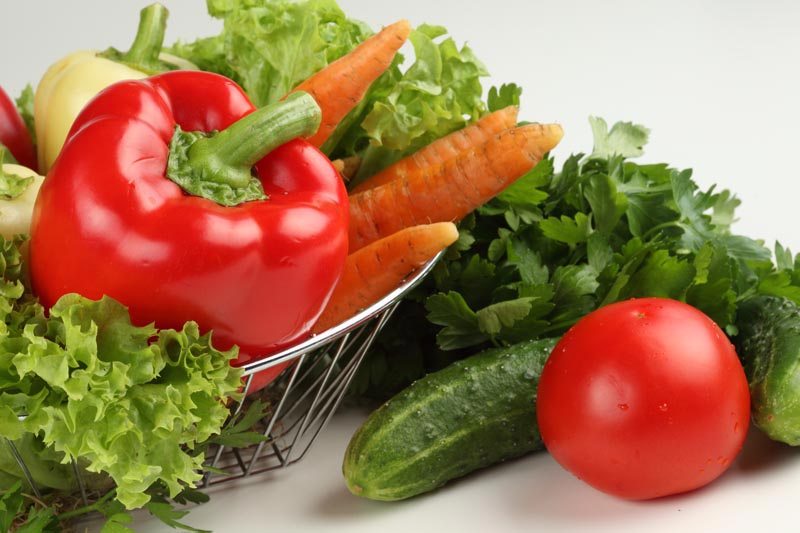 تصویر زیبا از گوجه و خیار