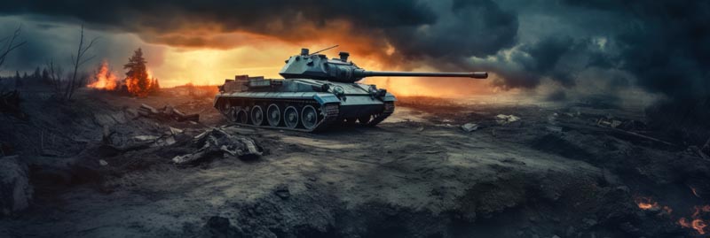 تصویر با کیفیت تانک زرهی جنگی