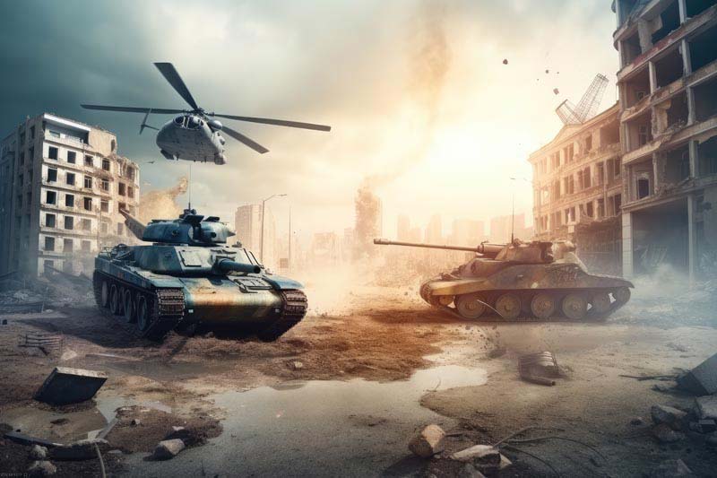 تصویر با کیفیت تانک زرهی