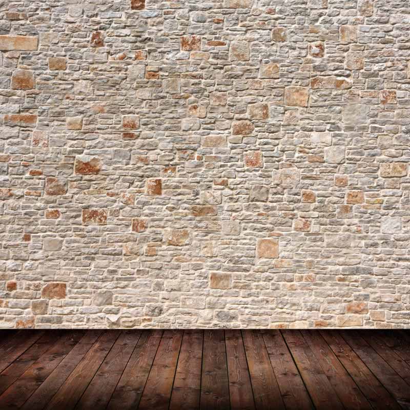 تصویر پس زمینه دیوار سنگی کرمی رنگ