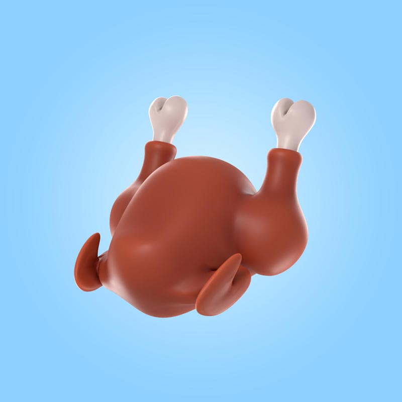 پس زمینه لایه باز مرغ سوخاری