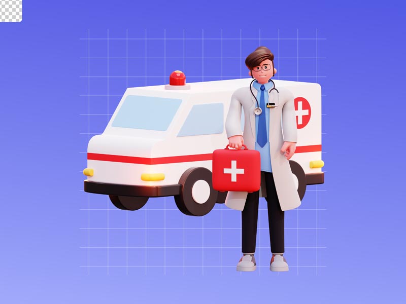 پس زمینه لایه باز اورژانس