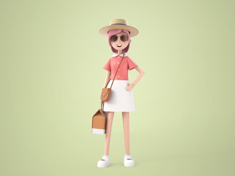 پس زمینه لایه باز خانم عینکی