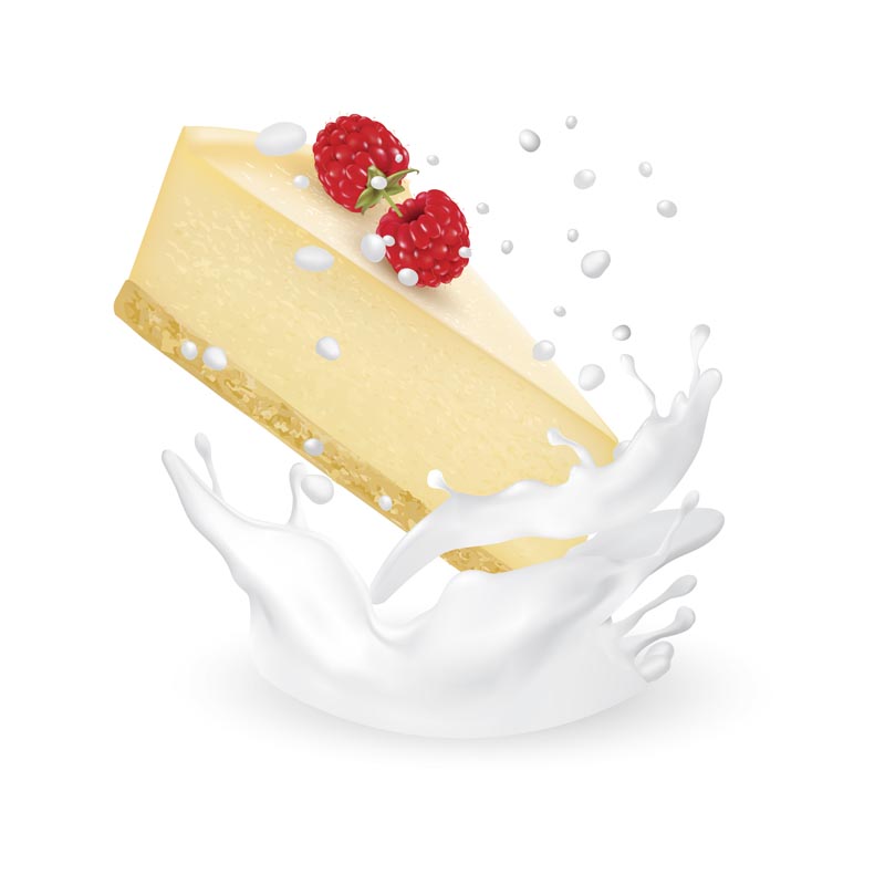 دانلود طرح لایه باز شیر و کیک