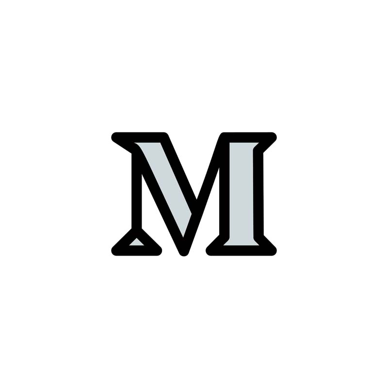 دانلود طرح آیکون حرف M