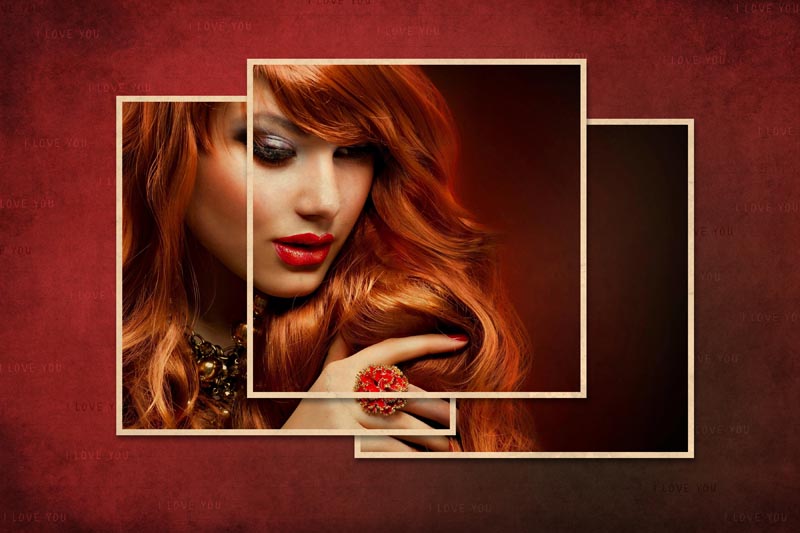 دانلود فون لایه باز سه عدد مربع روی هم