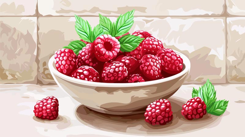 پس زمینه لایه باز تمشک