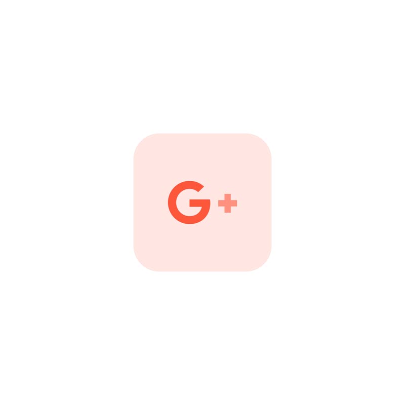 دانلود طرح آیکون google plus