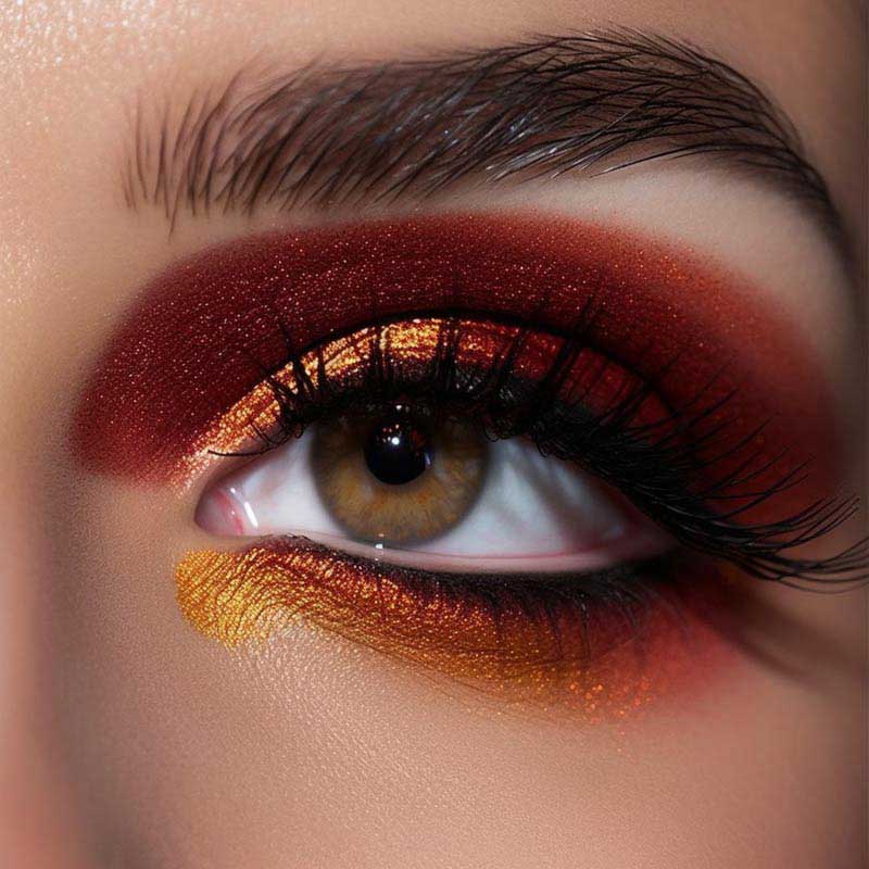 عکس لارج فرمت آرایش چشم