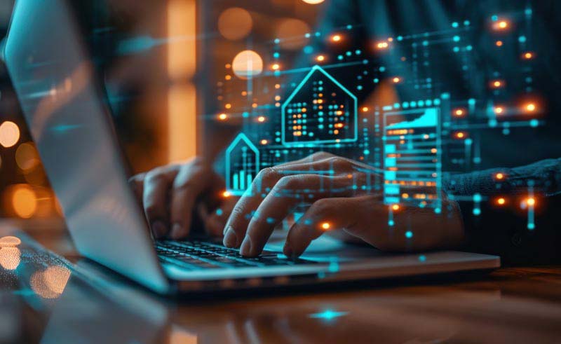 عکس لارج فرمت از کار با لپ تاپ